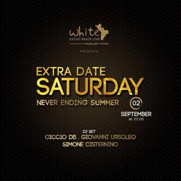Extra date! Saturday night only White!
