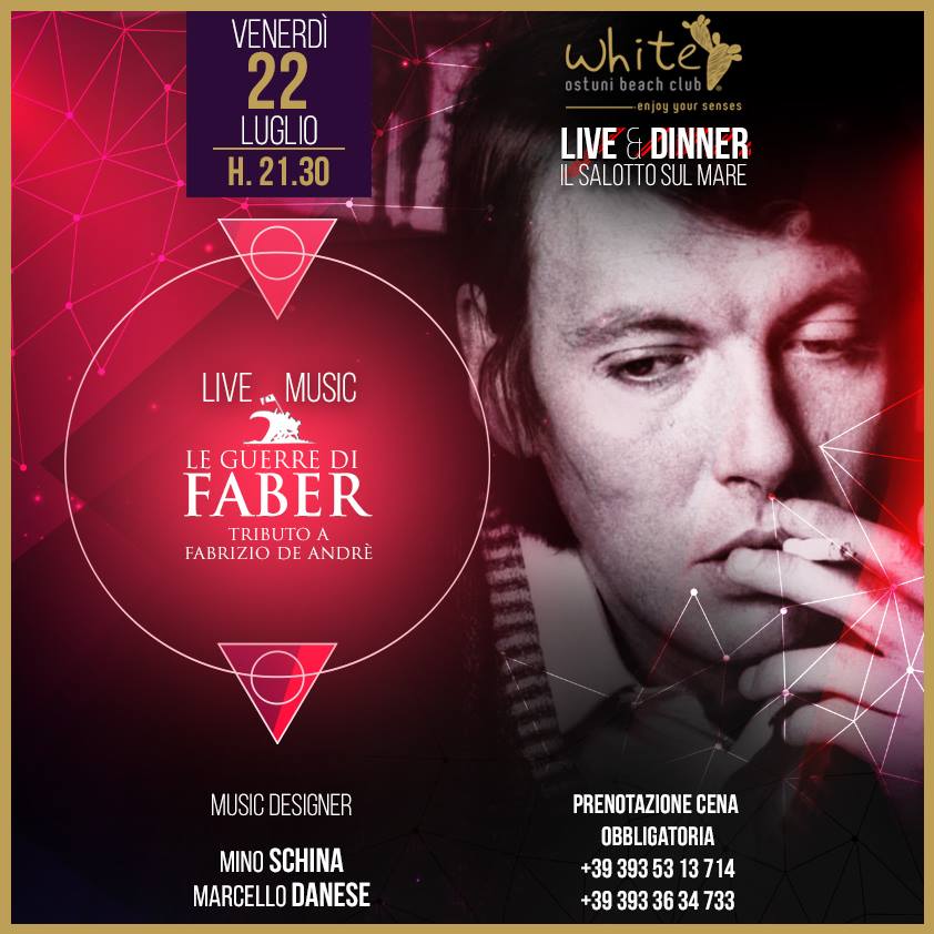 Live and Dinner con Guerre di Faber
